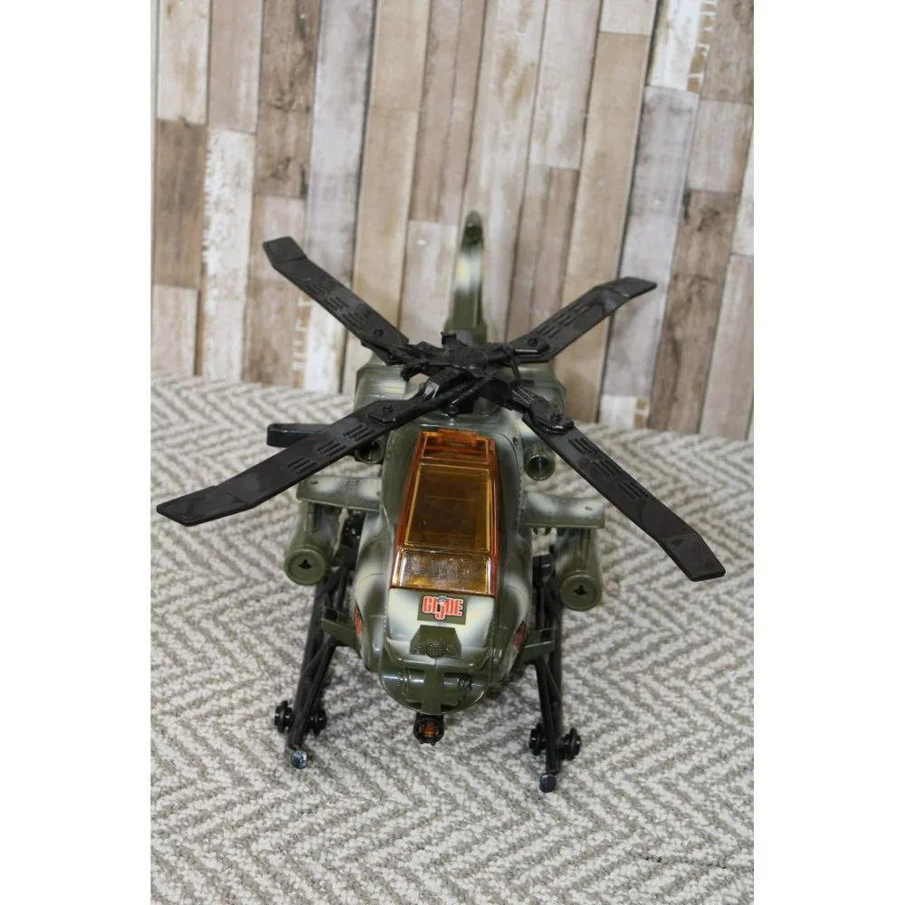 2001 GI Joe US Army Helicopter 2HQ-12w/Power Winch - Works! - Picture 2 of 13